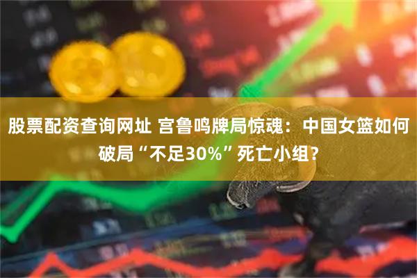 股票配资查询网址 宫鲁鸣牌局惊魂：中国女篮如何破局“不足30%”死亡小组？